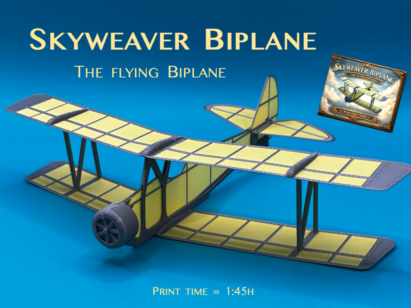 Flying Biplane