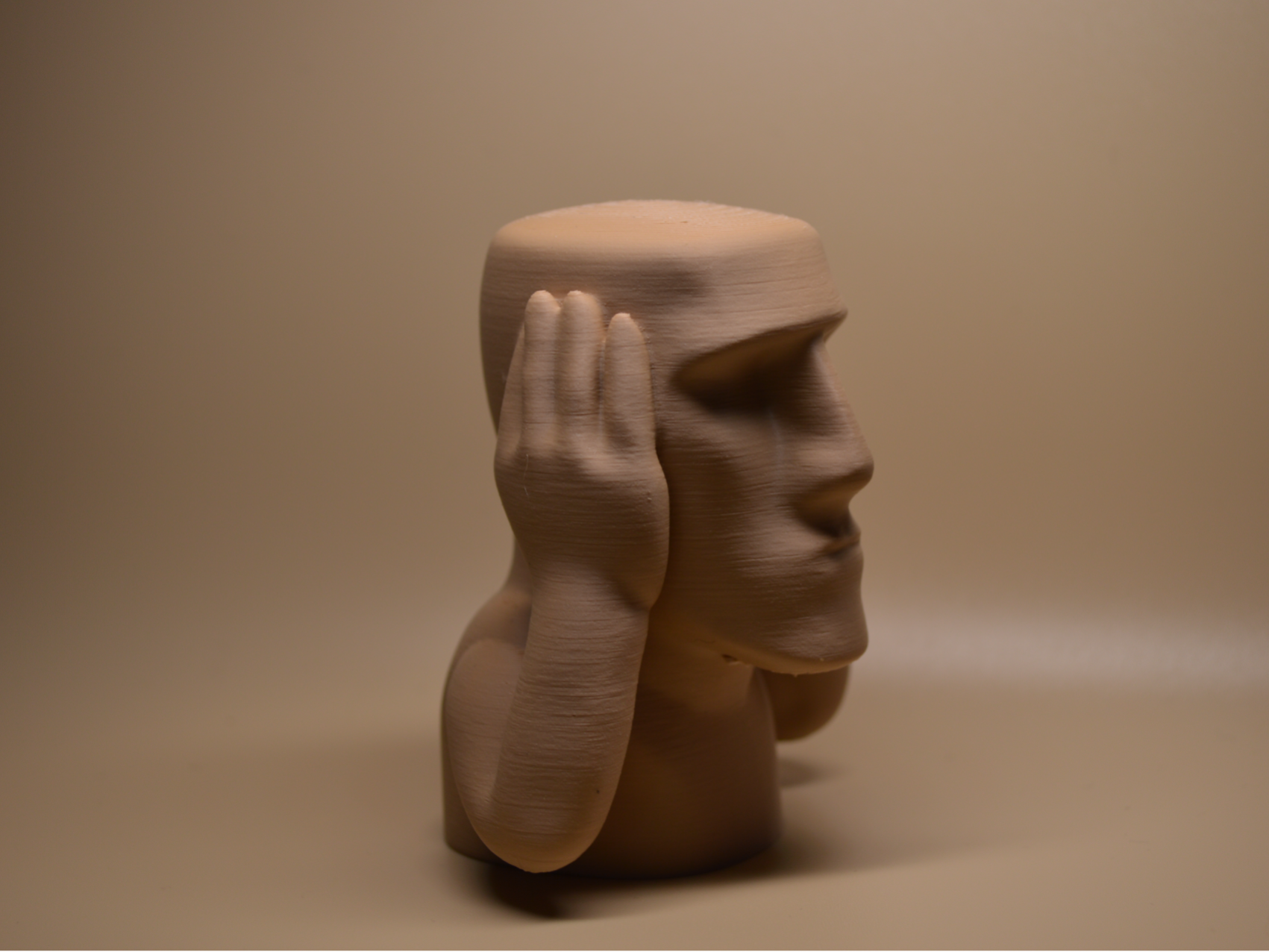 Hear No Evil Moai statues