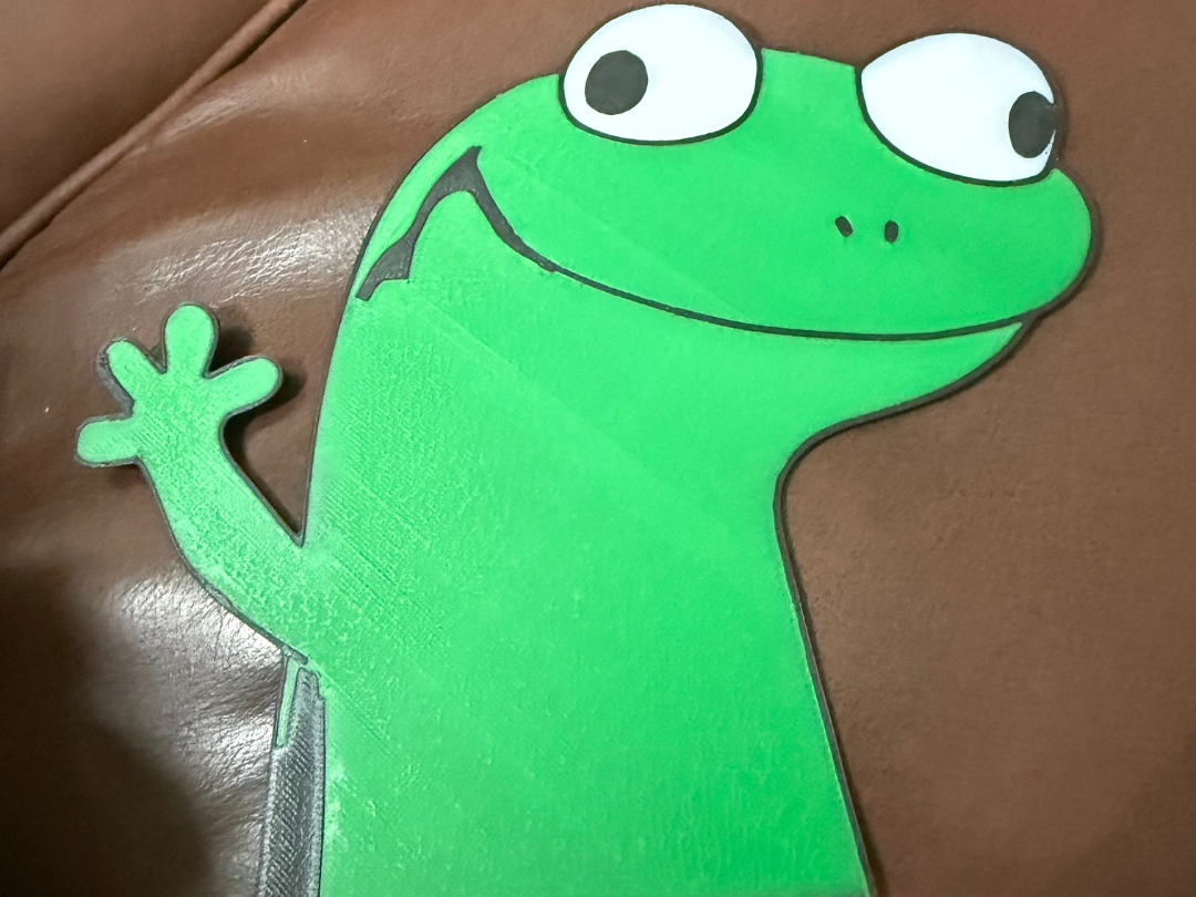 Tom The Lizard Wall Art