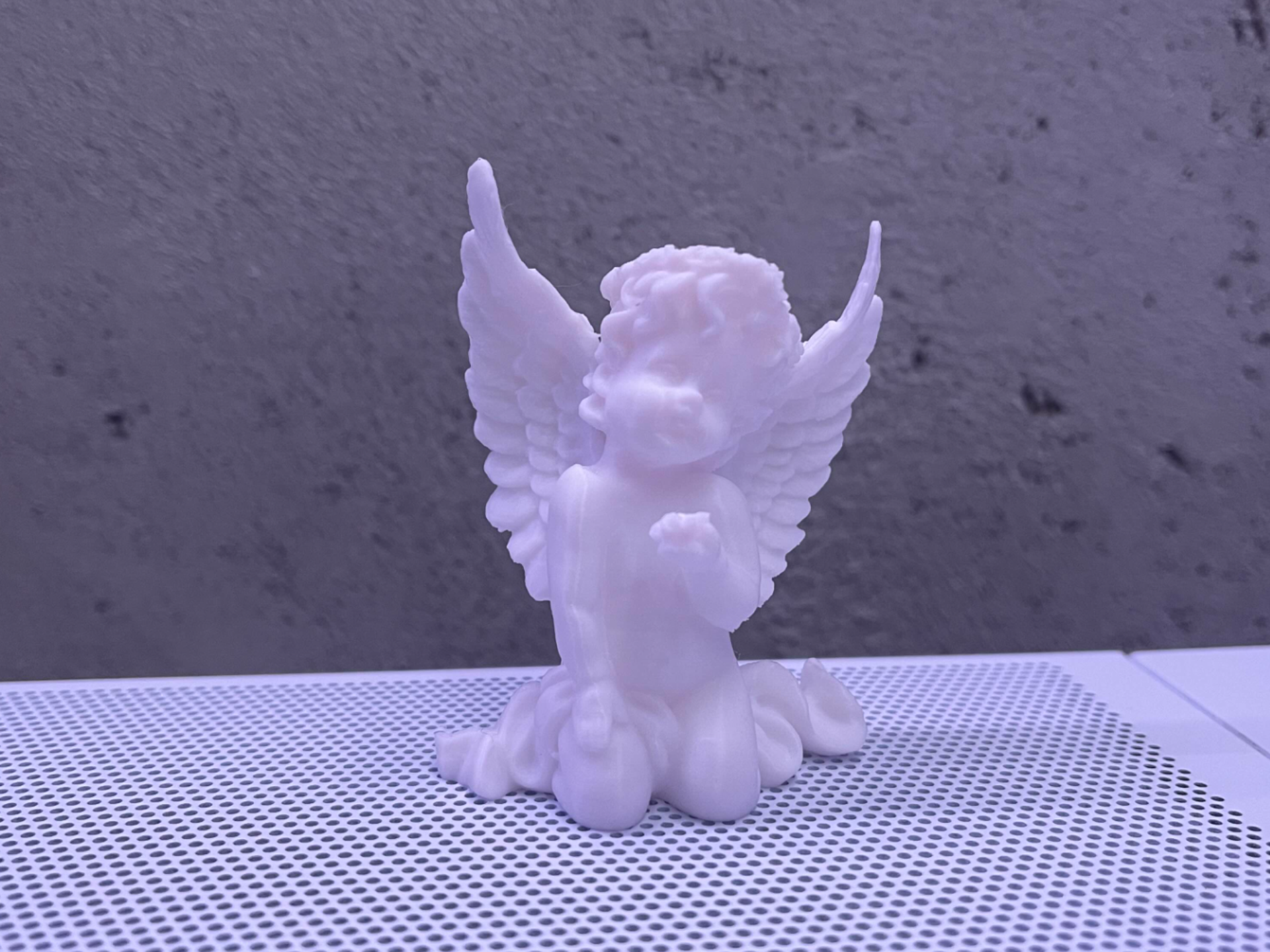 Angel in Prayer with Flowers