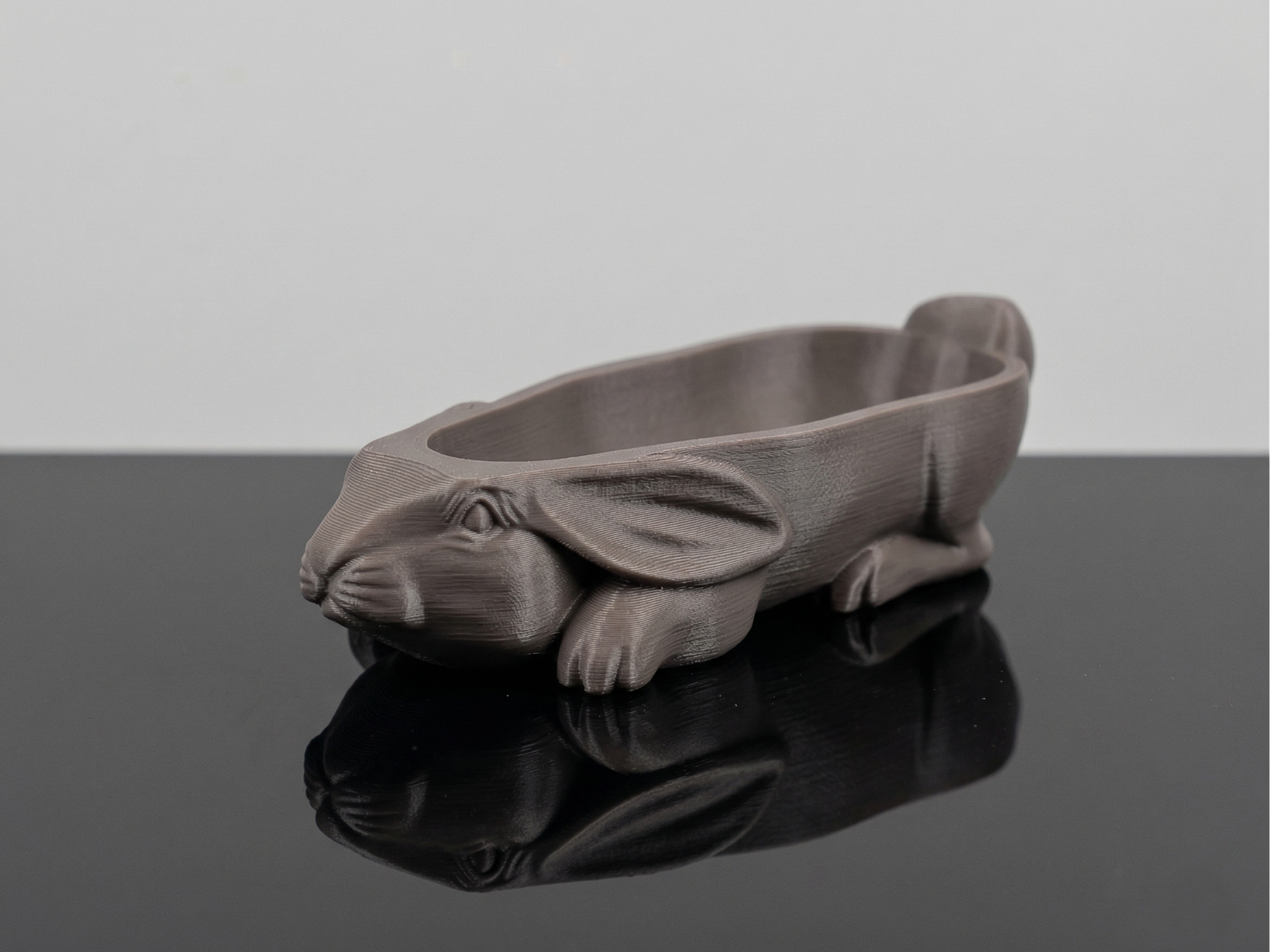Rabbit Figurine Easter Bowl