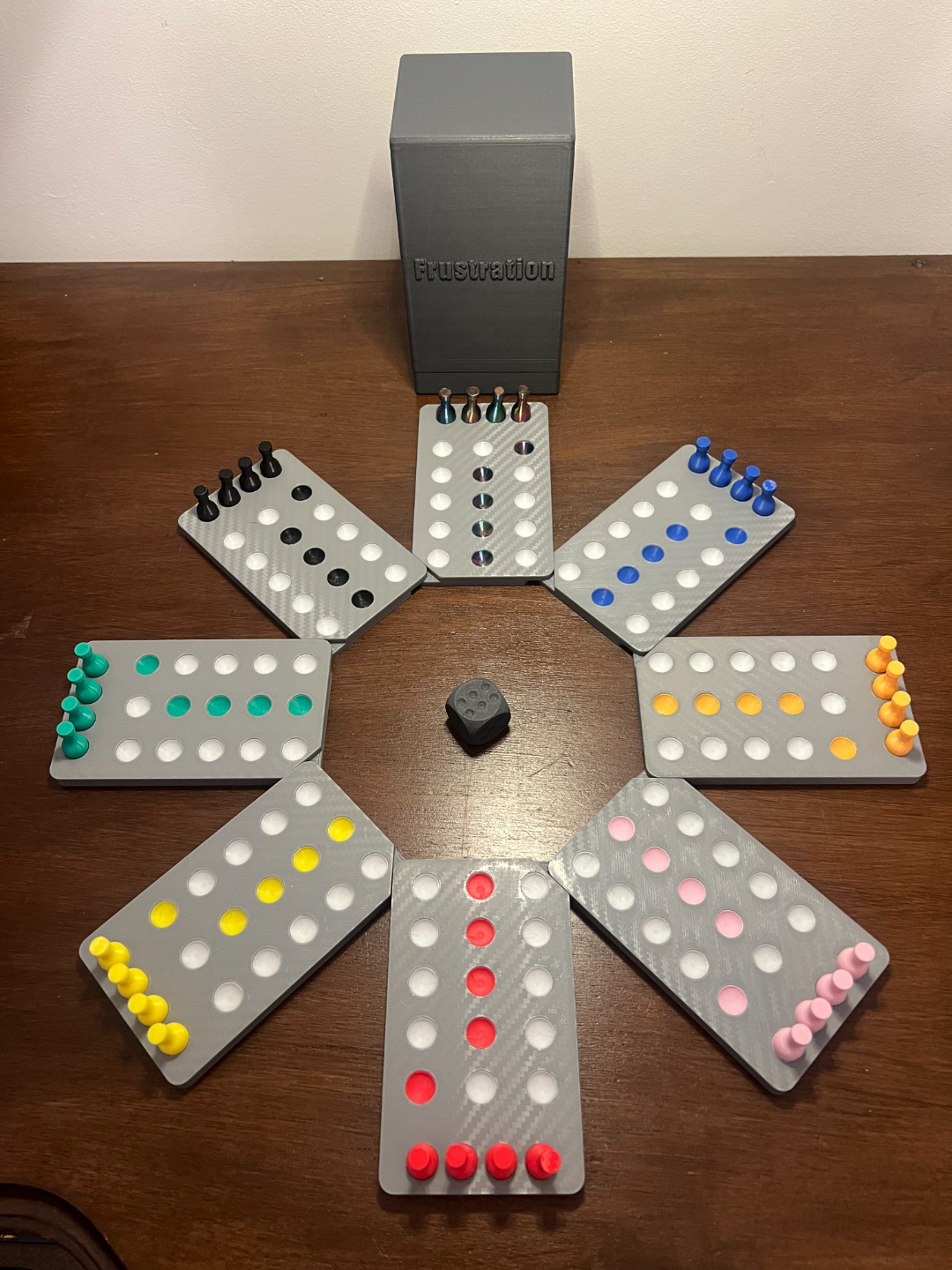 Modular Frustration (Ludo) Board Game 3-8 players