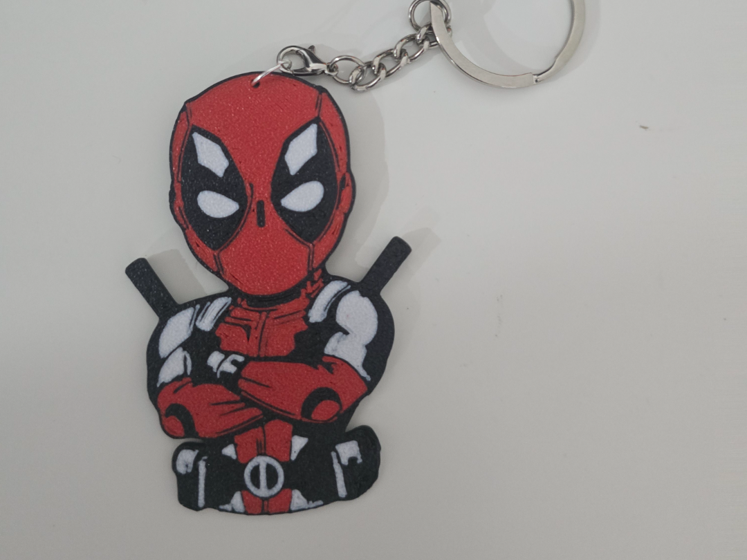 Deadpool Multicolor Keychain n.2