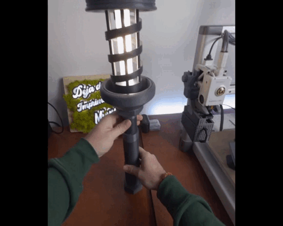 Thomas Edison Torch — LED 3D Printable | STL/STEP