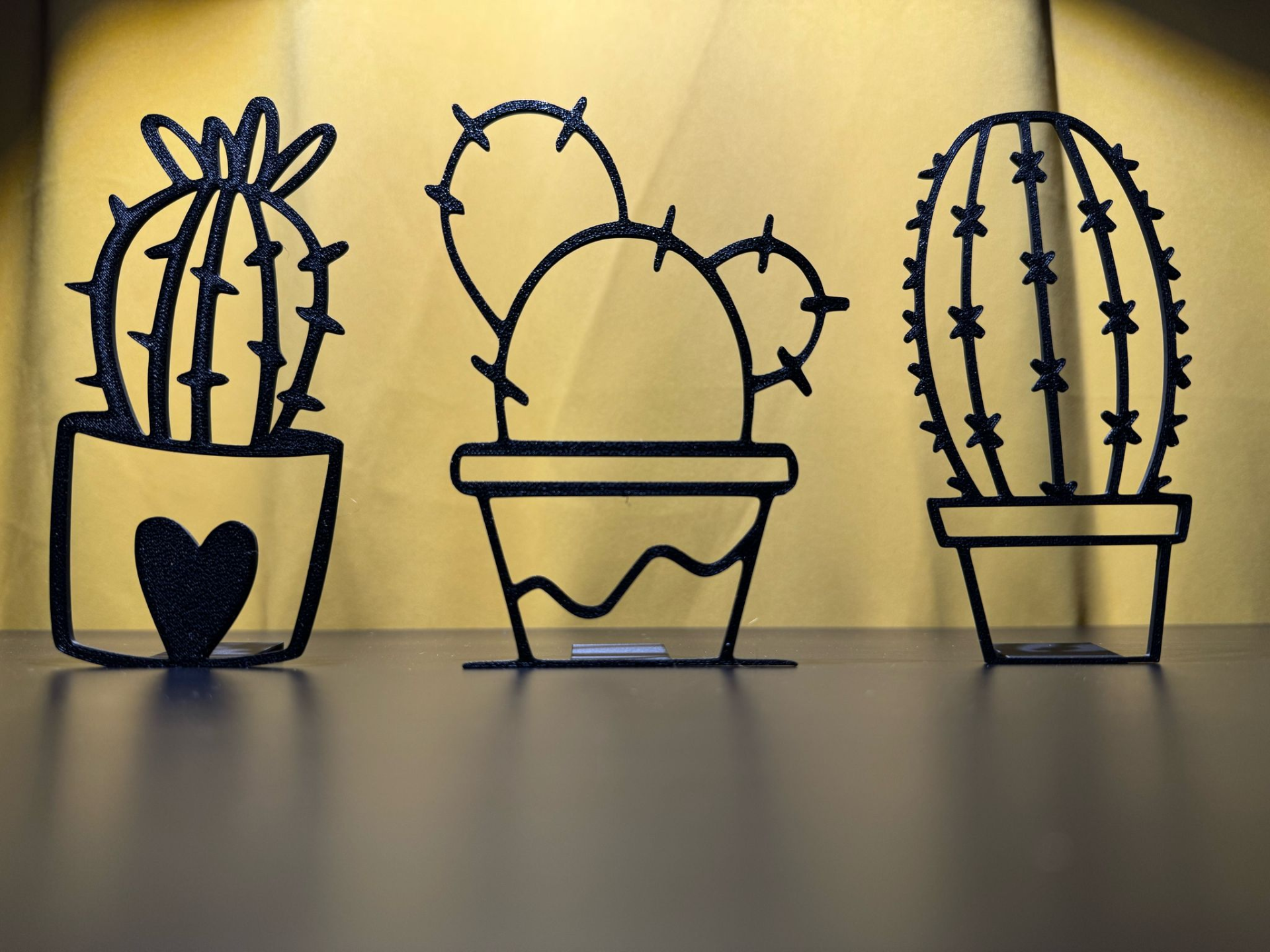 Cactus - Standing Decor set