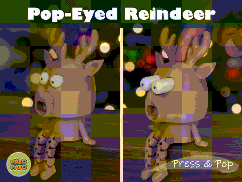 Pop eyed reindeer