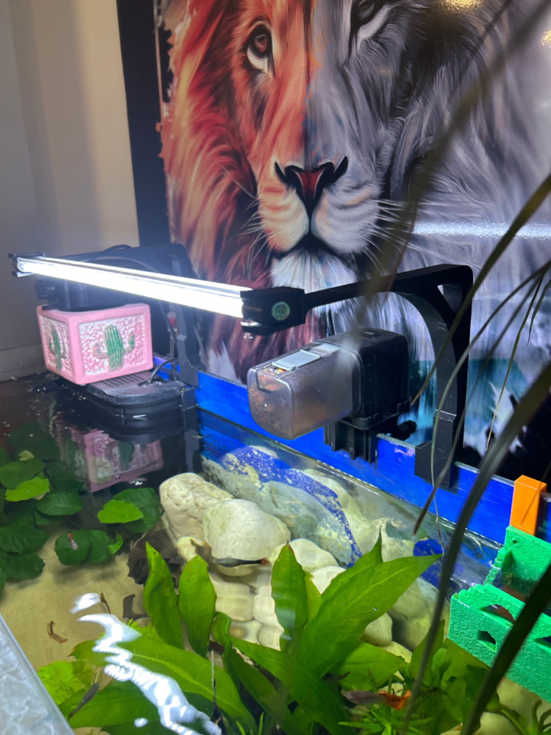 led aquarium suport