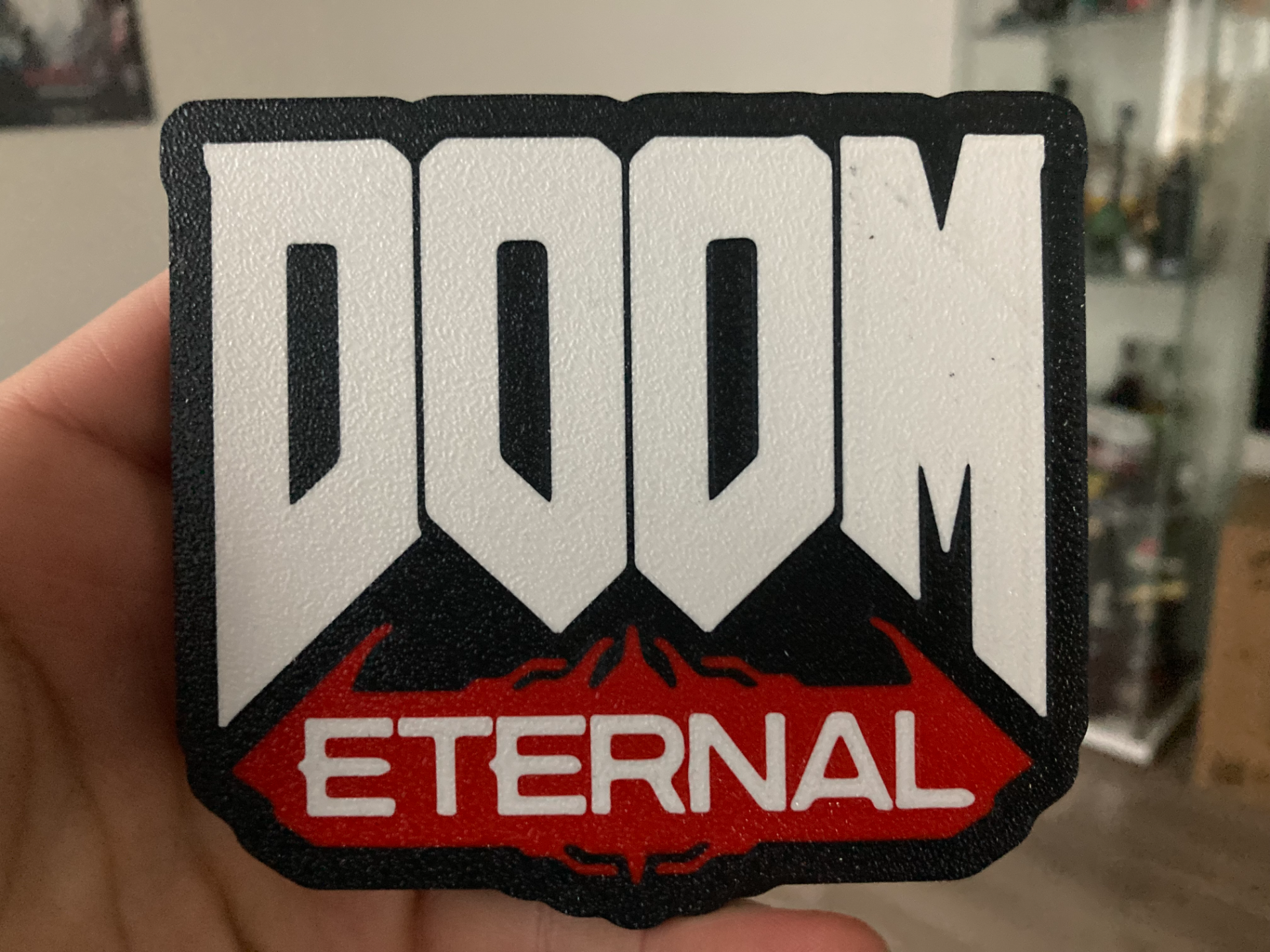Doom Eternal logo coaster