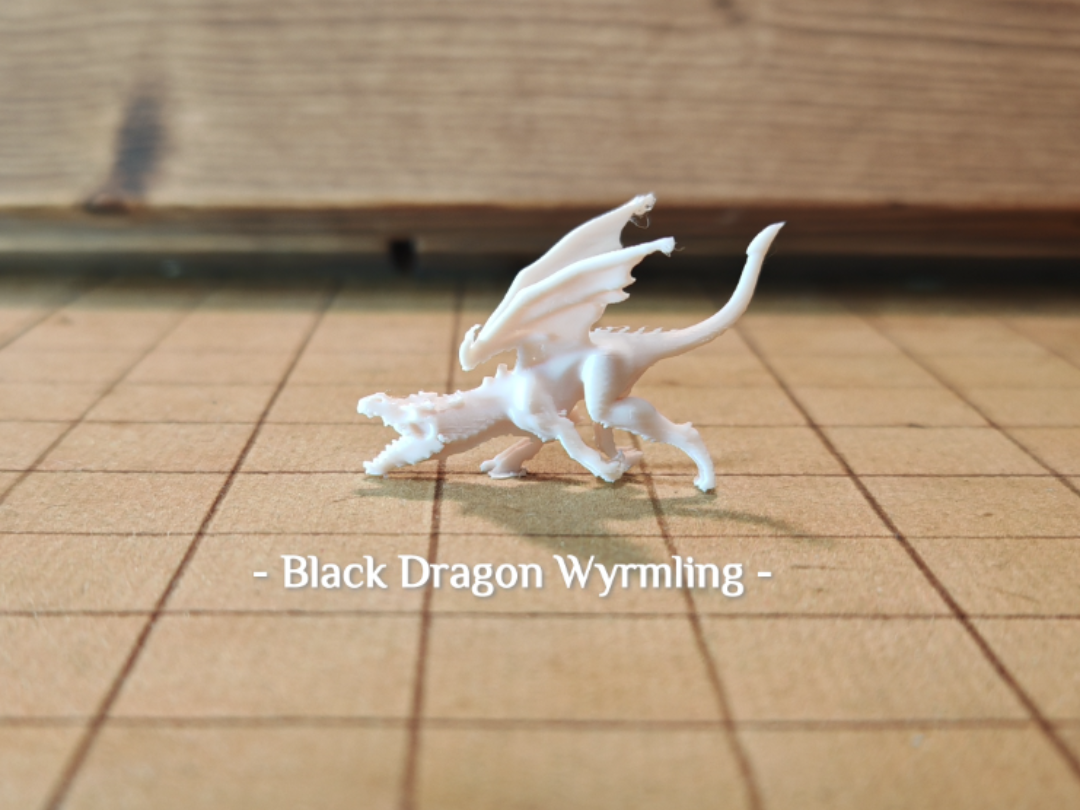 Black Dragon Wyrmling - D&D Monster Manual- Day 72