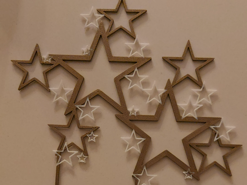 Deco Etoile pour mur ou Gateau