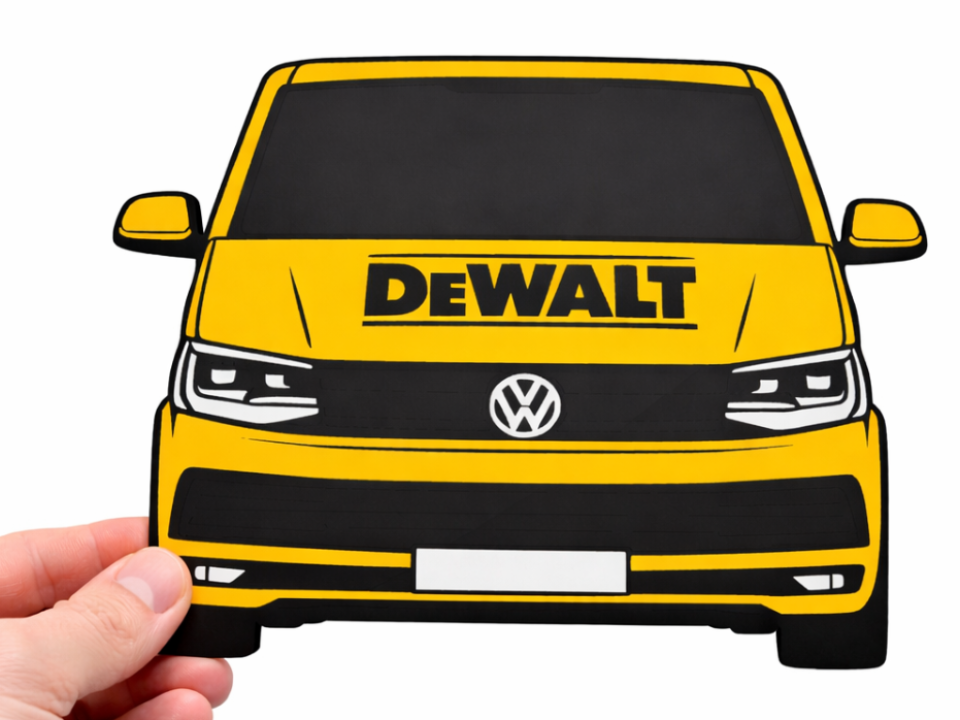 Dewalt VW Transporter - Wall Art / Desk Display
