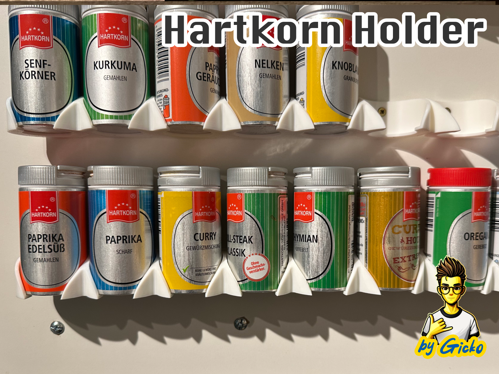 Gewürzhalter für Hartkorn-Gewürze