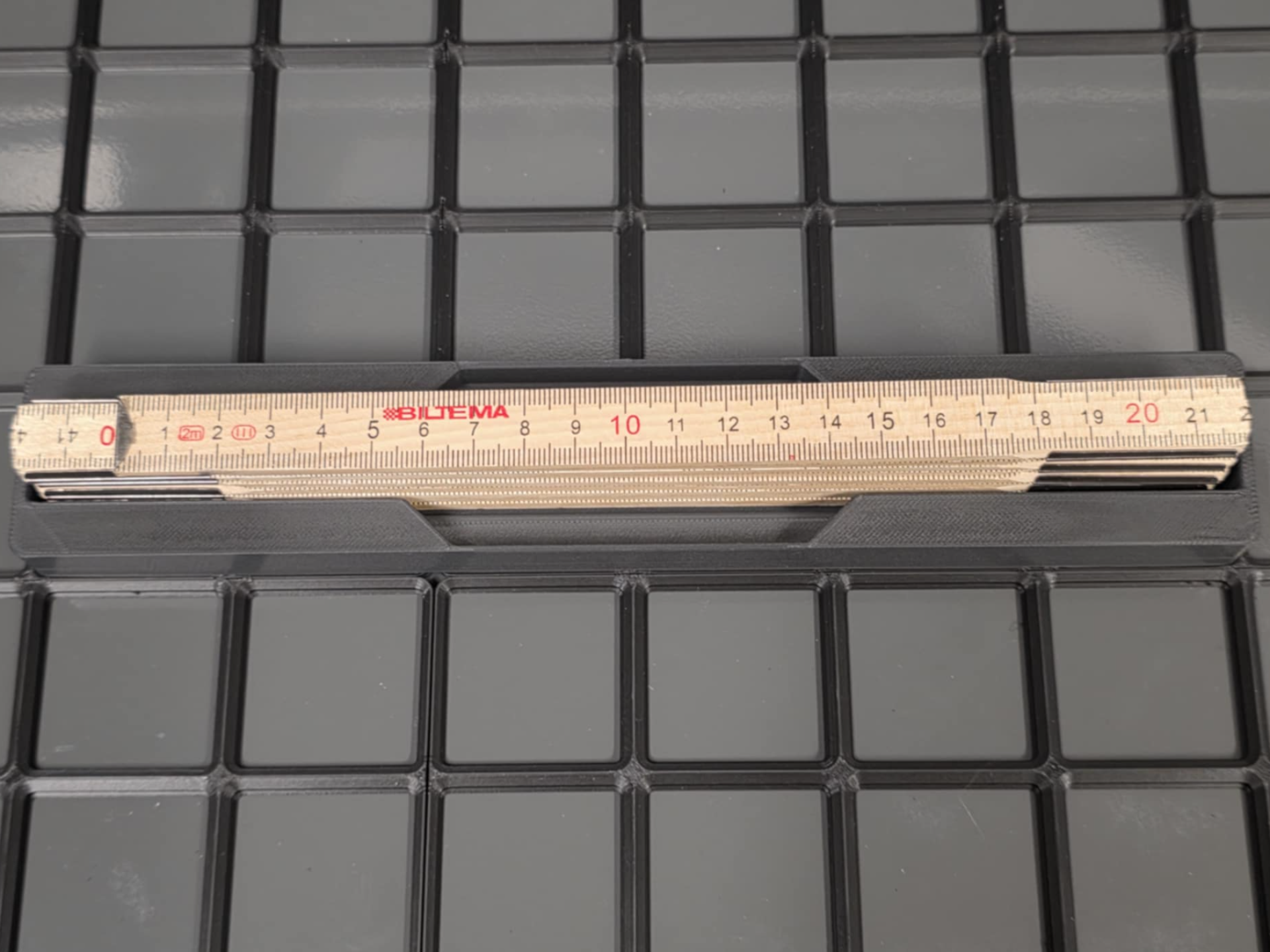 Gridfinity folding ruler