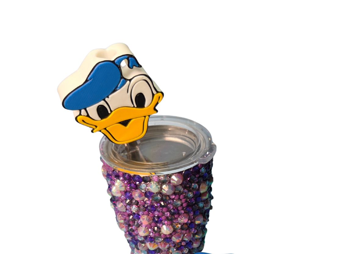 Donald Ducker Straw toppers