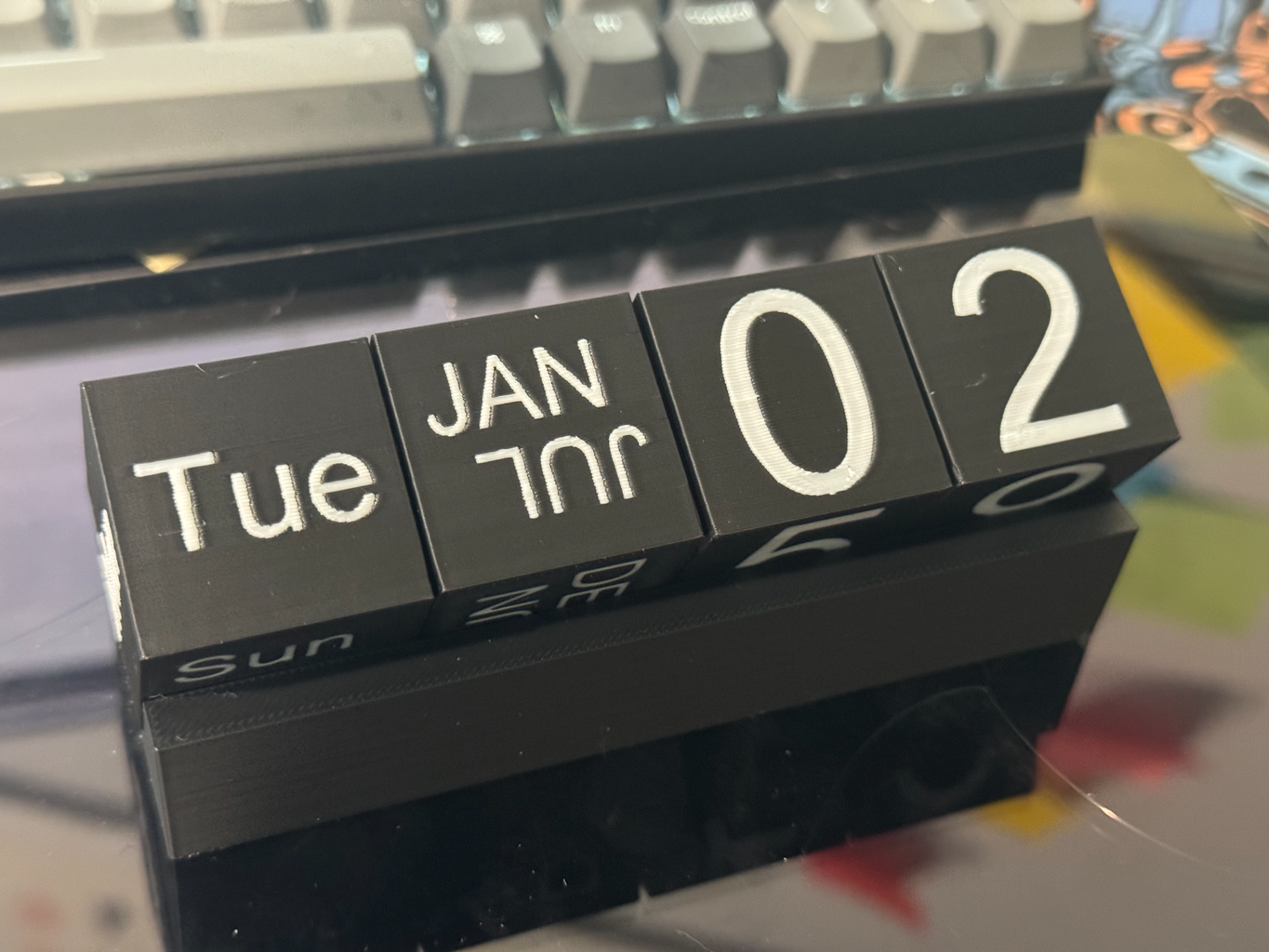 Timeless Calendar Cubes