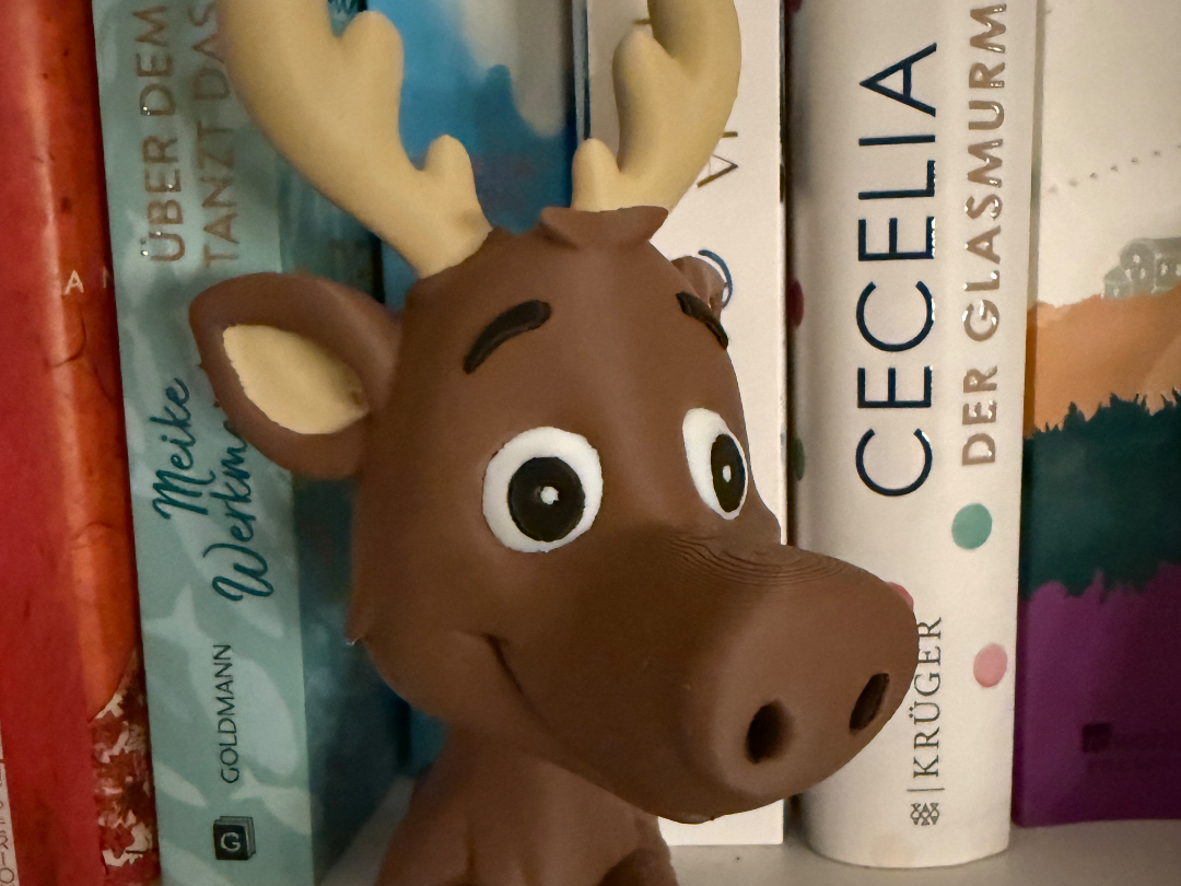 Das freundliche Rentier – Weihnachtsdeko mit Elch