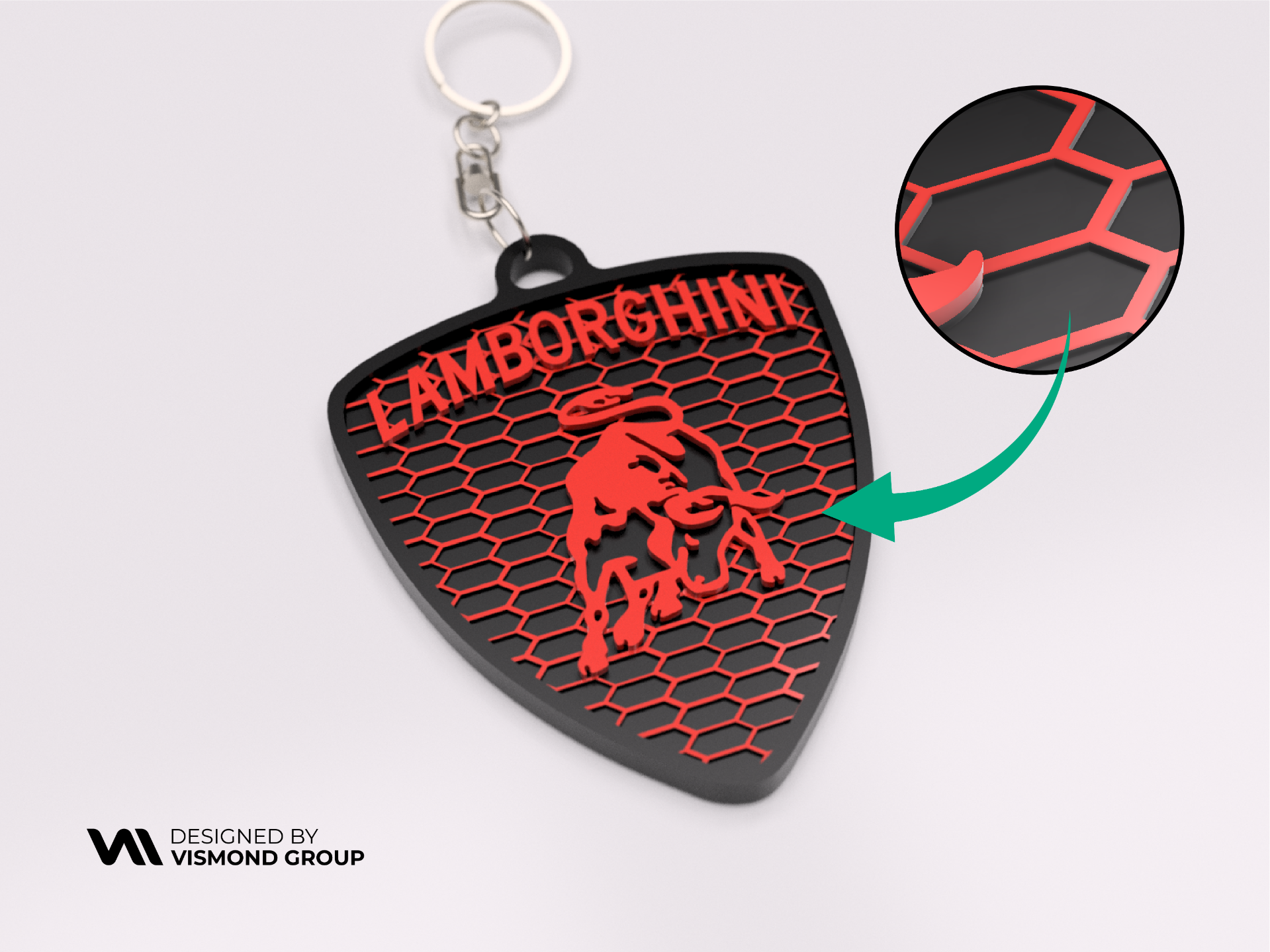 Lamborghini Keychain