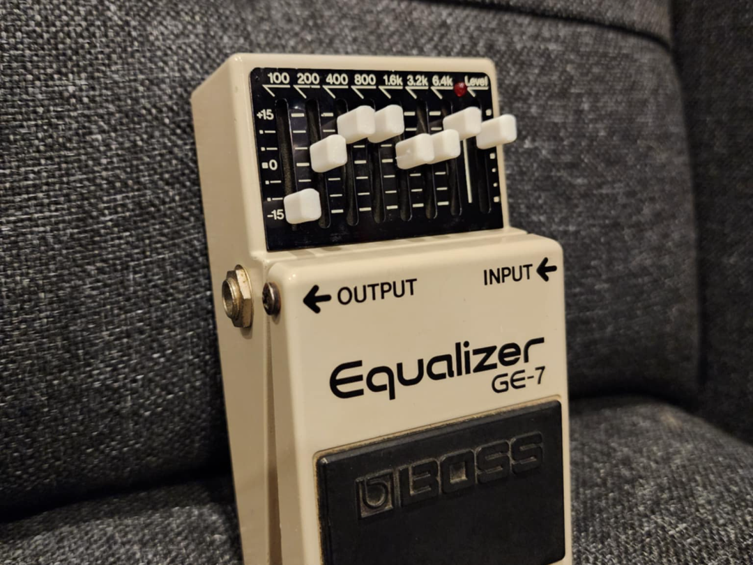 Boss GE-7 Equalizer Guitar Pedal Slider Knob