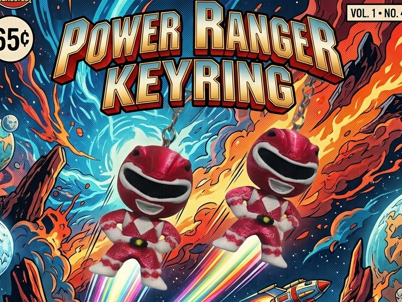 Power ranger keyring