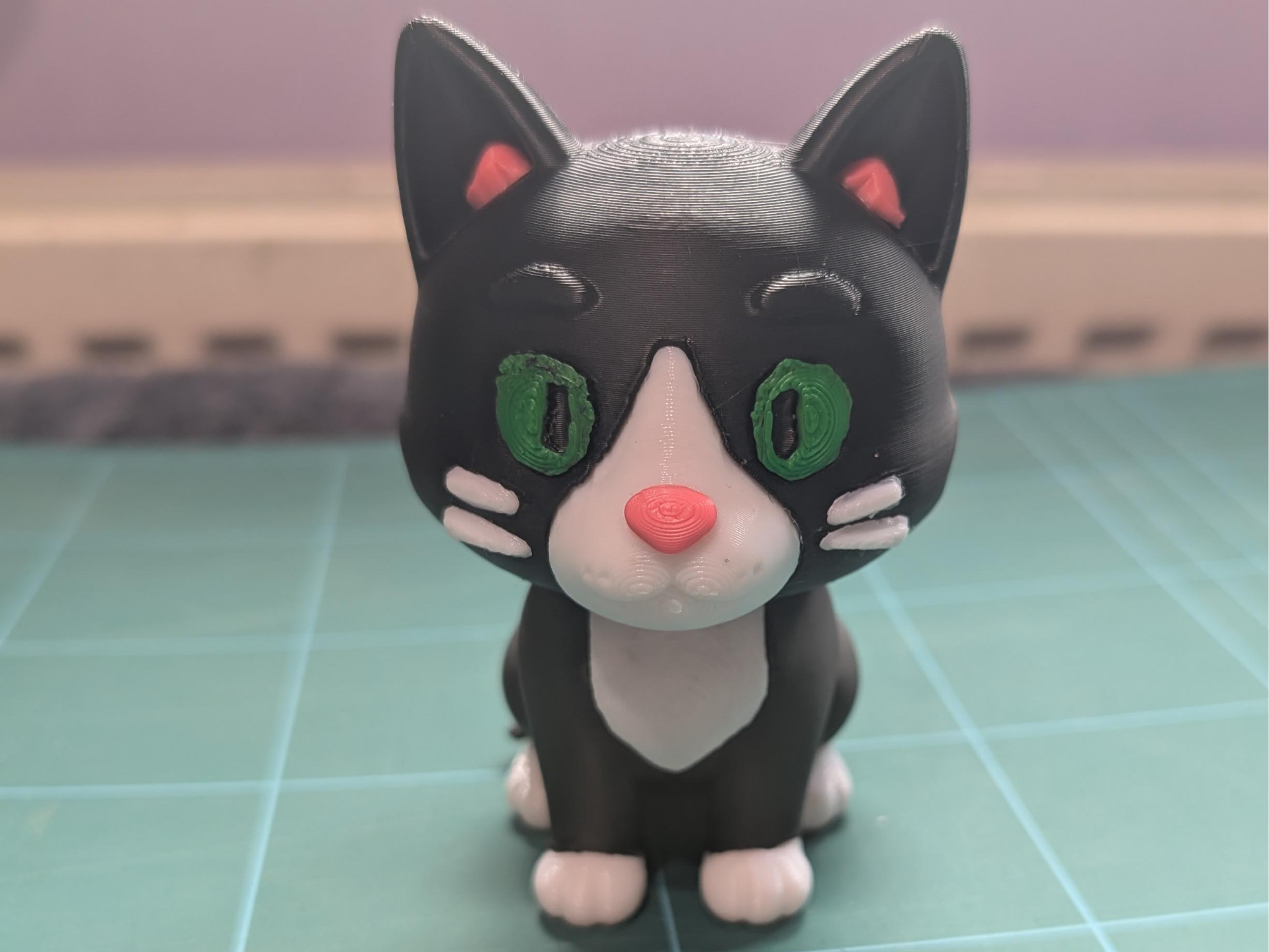 Cute Tuxedo Cat V2 No AMS