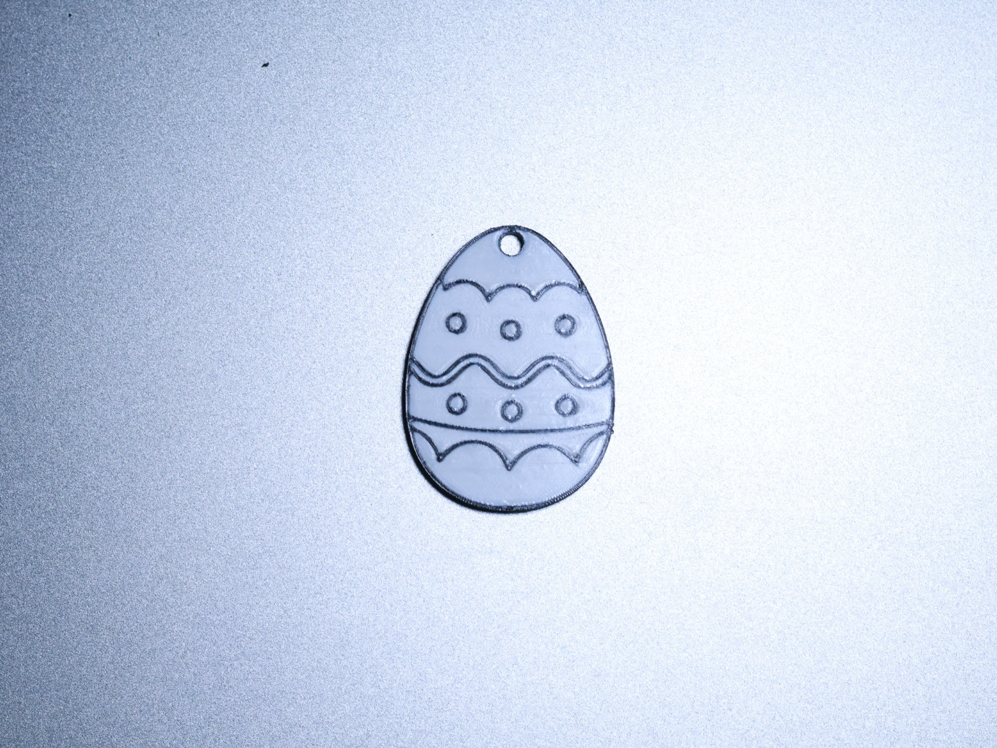 Easter egg keychain