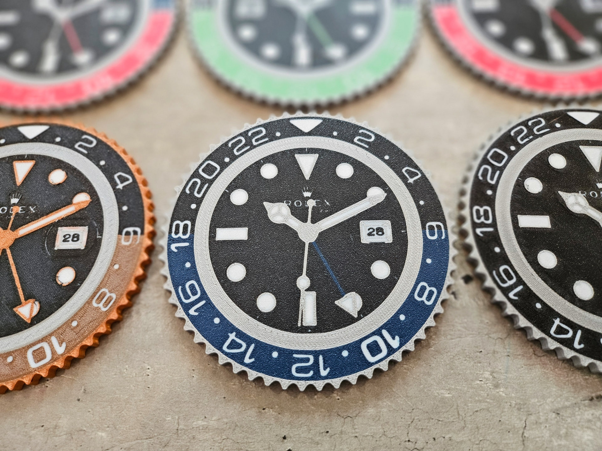 Rolex GMT Master II Batman Coaster