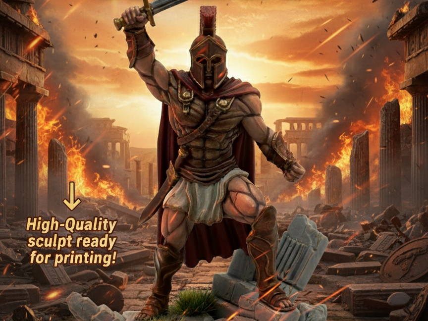 SPARTAN HERO 3D Model - Download Now!