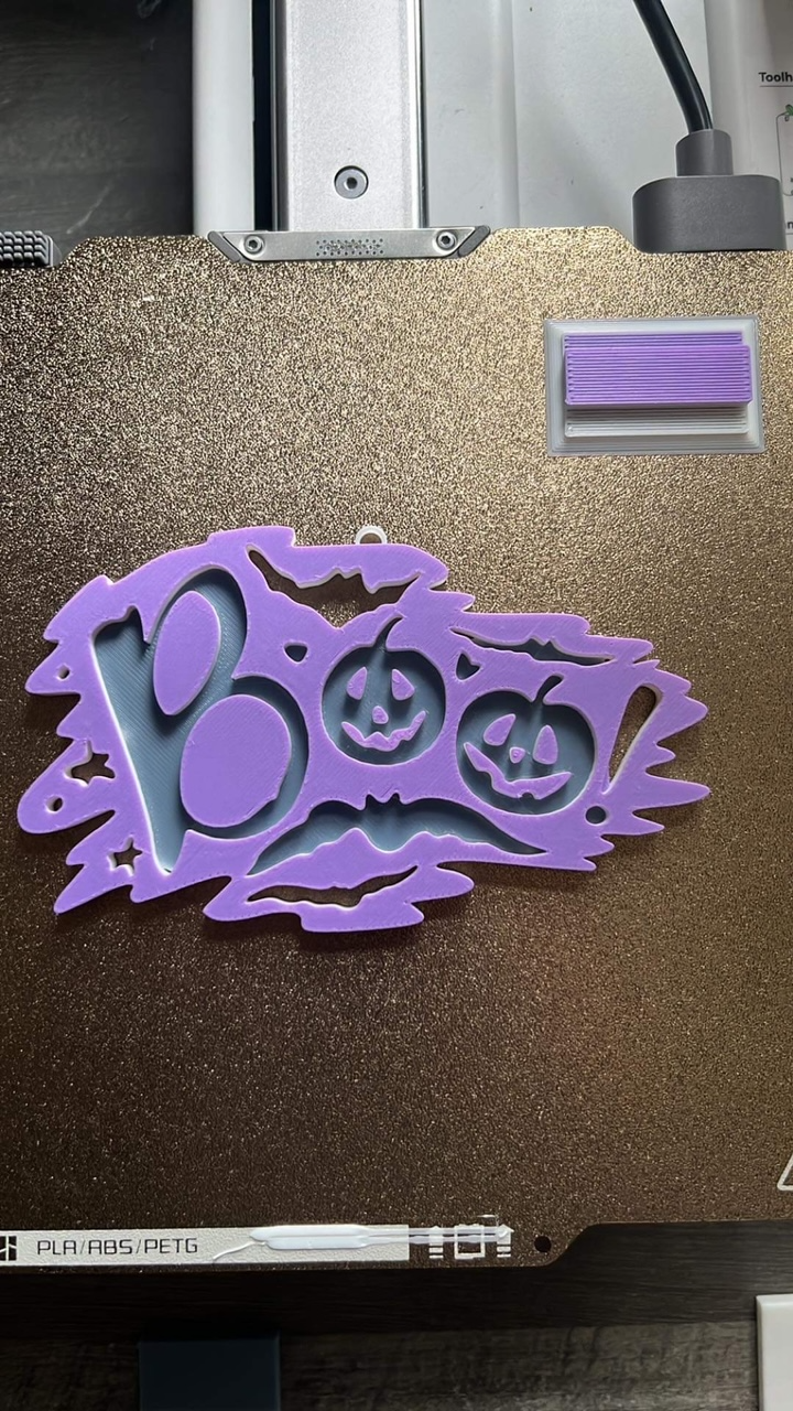 Halloween Boo sign