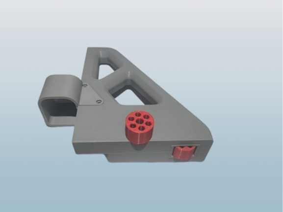 Shock-absorbing foot pads for A1