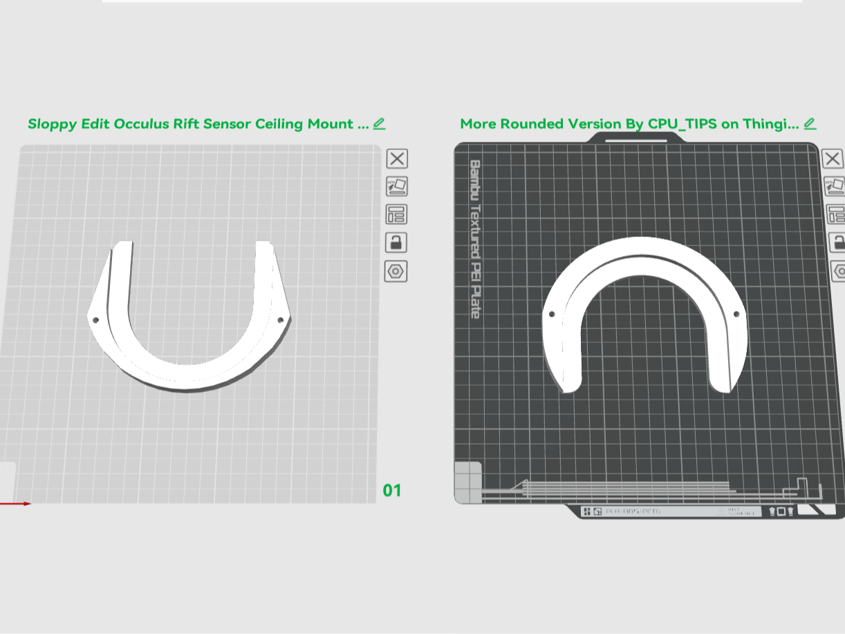 Oculus RV1 Mount Remixed