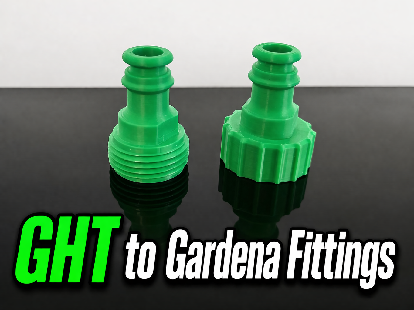 GHT 2 Gardena Fittings/Adapters Garden Hose Thread