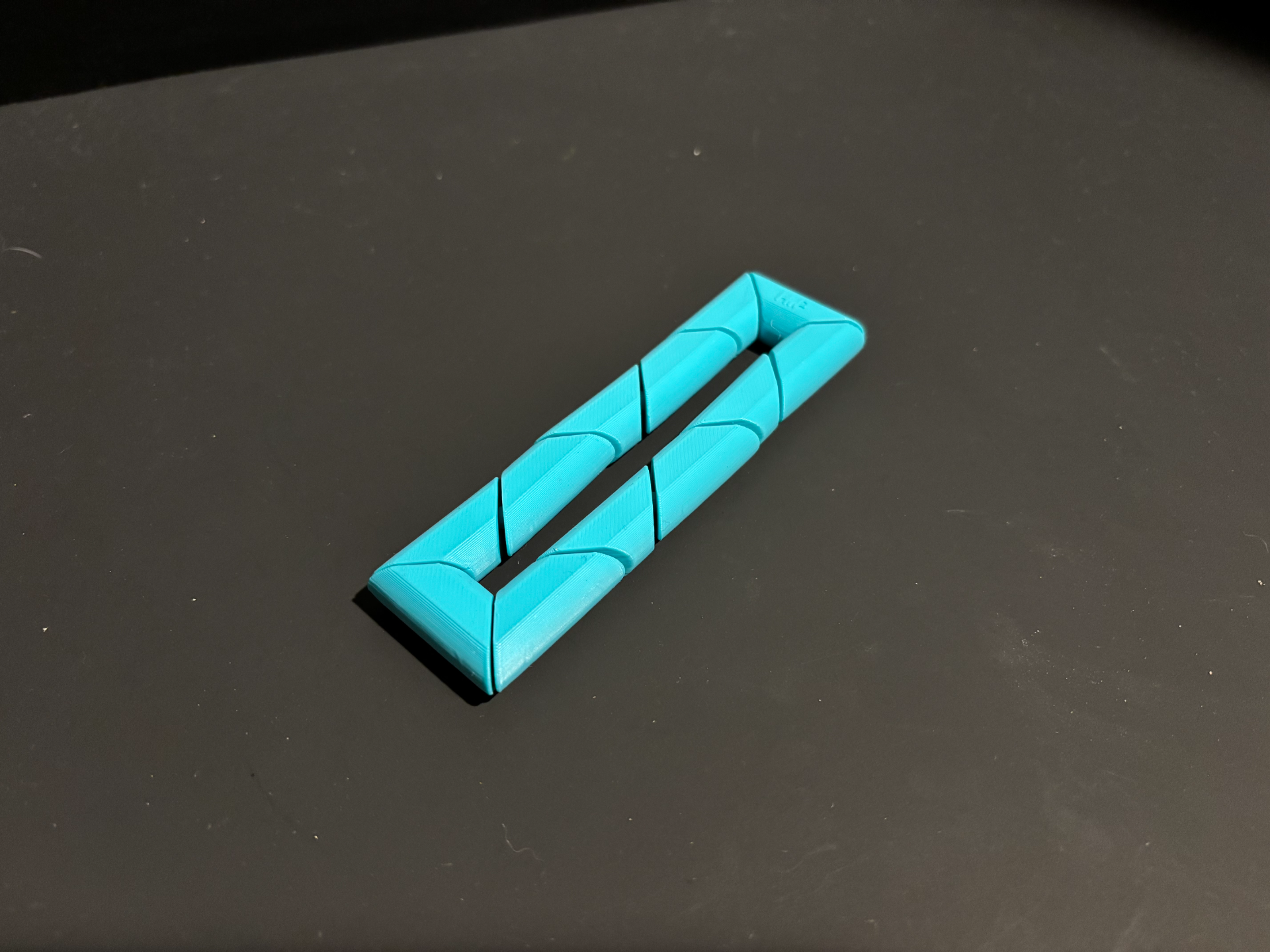 Rectangle Fidget - Infinity Loop - Print in place