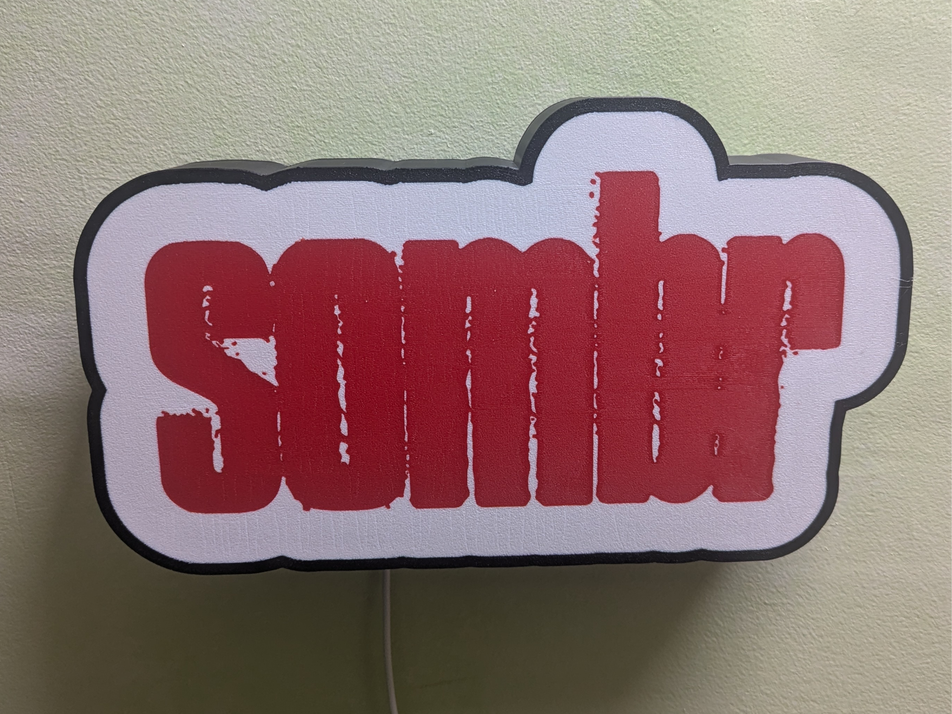 Sombr Light Box Logo