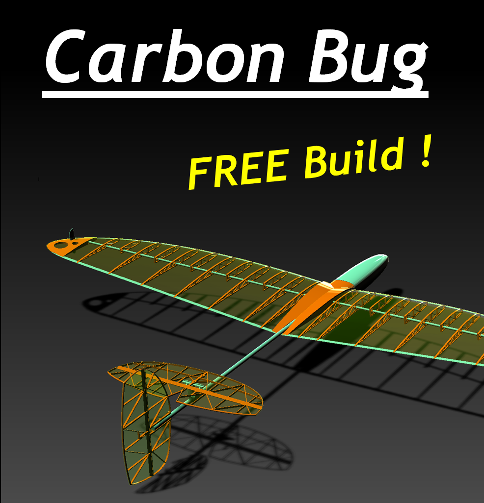"CARBON BUG" - ALL CARBON, 3D PRINTED DLG