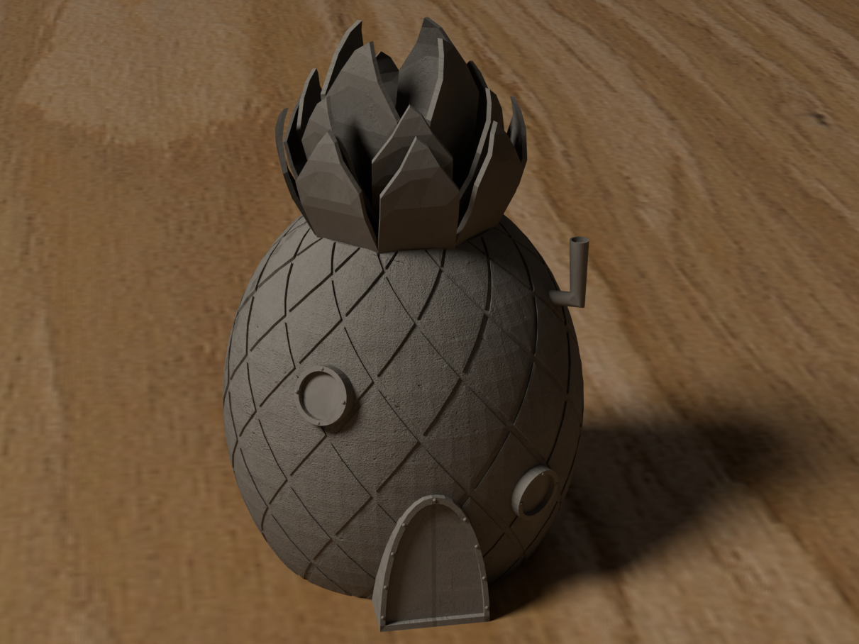 SpongeBob’s Pineapple House – 3D Printed Model