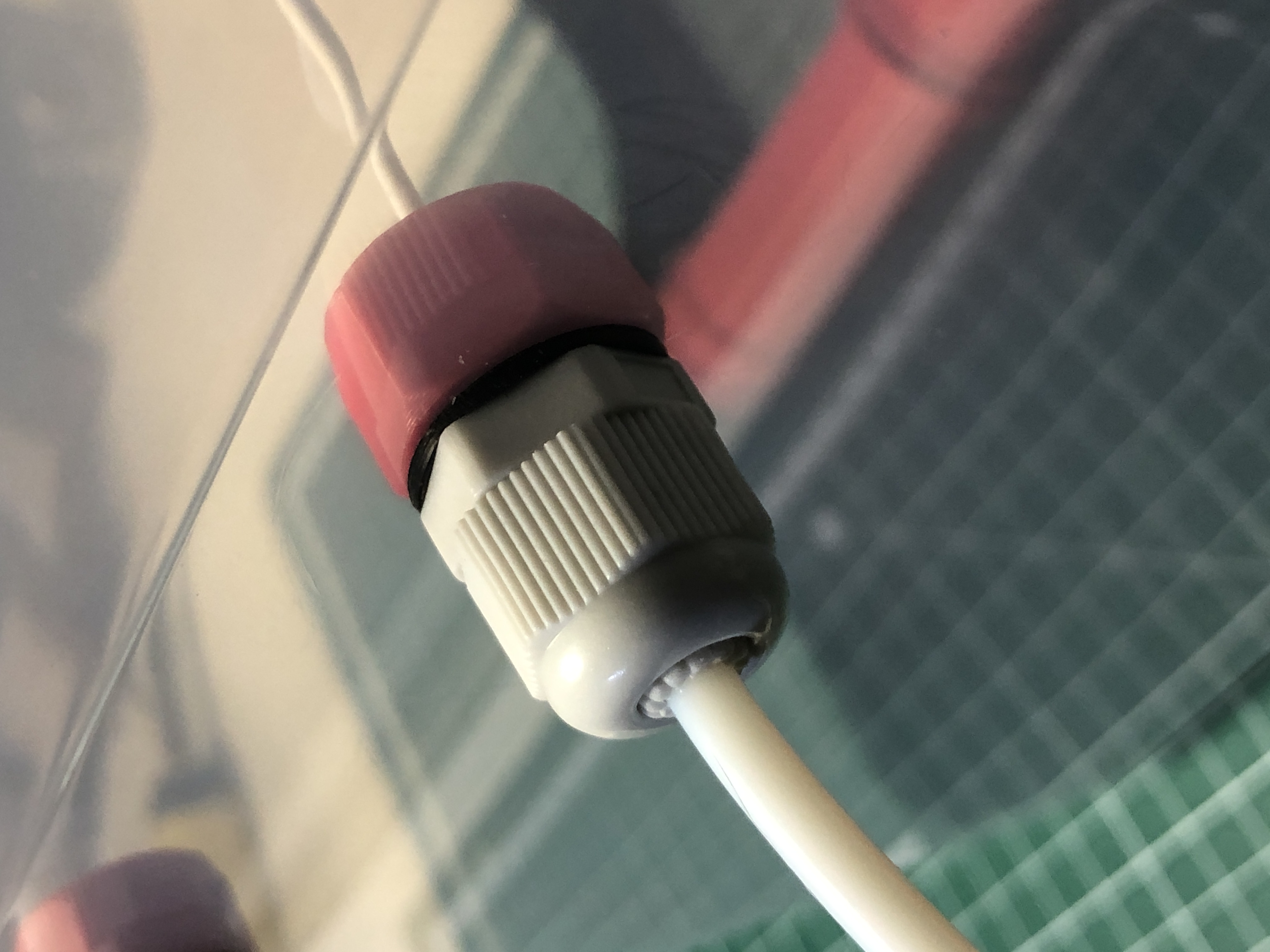 DryBox PTFE-Tube Connector for M12 x 1,5 Cable Gland