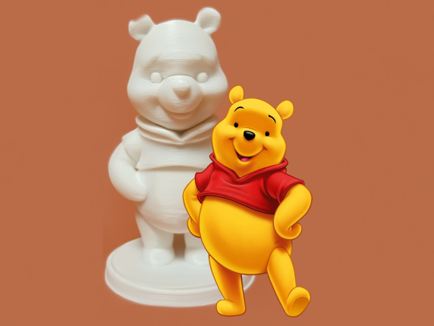 Winnie the Pooh Inspired 3D Model
