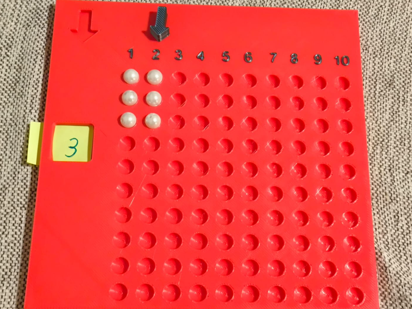 Tabuleiro / Placa da multiplicação Montessori