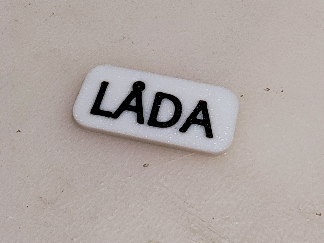 Låda sign