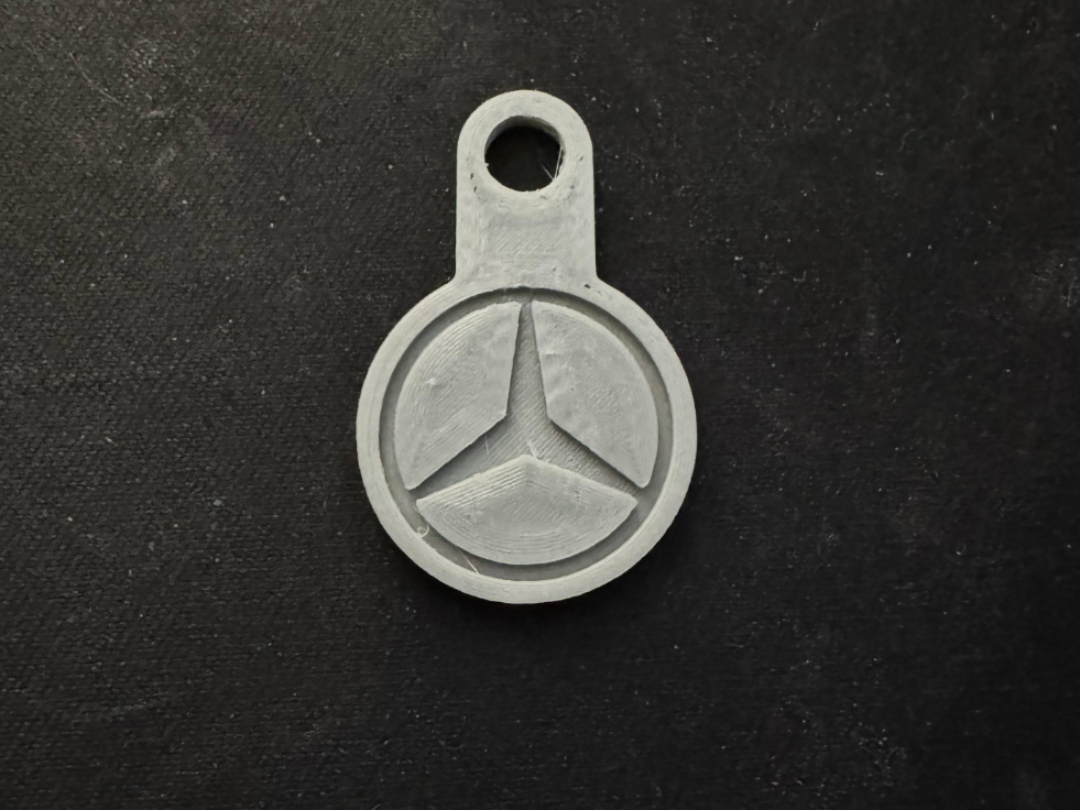 Einkaufs Chip Mercedes keychain Shoppingcart