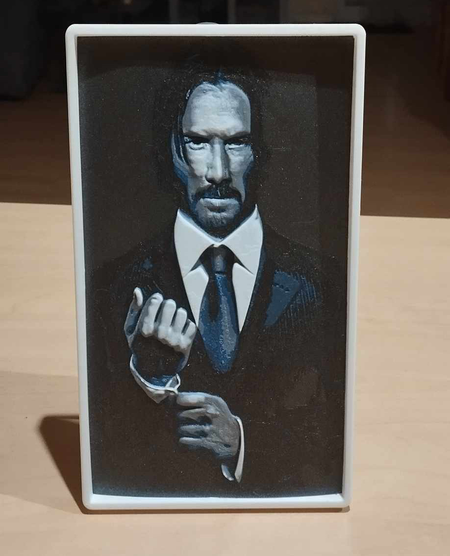 Frame - Keanu Reeves Hueforge