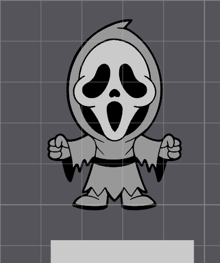 Ghostface Chibi Magnet
