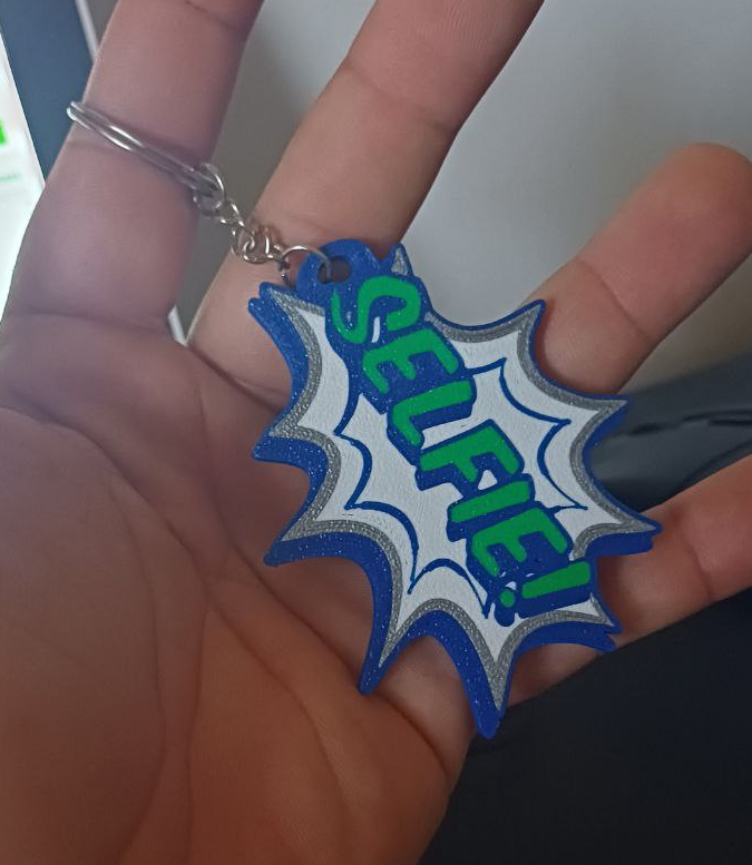 selfie! keychain