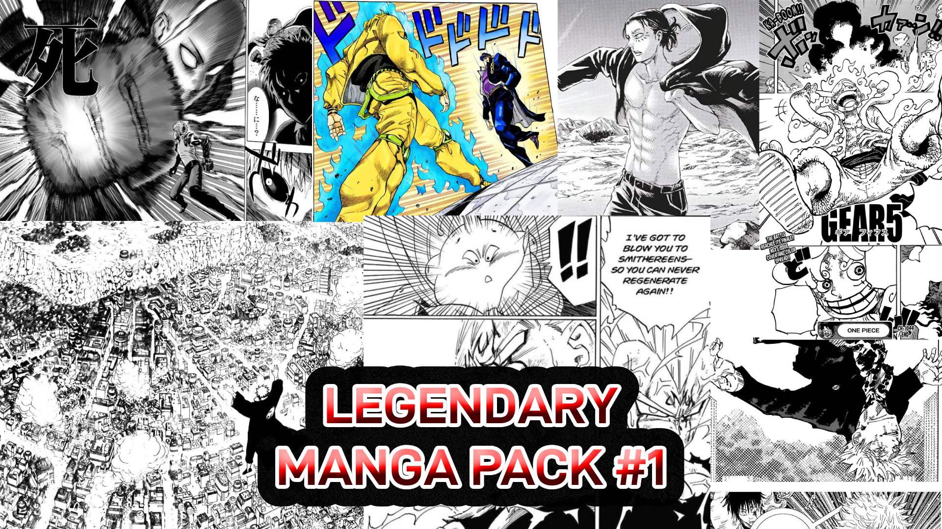 [Updated] Hueforge Legendary Manga Panels Pack #1