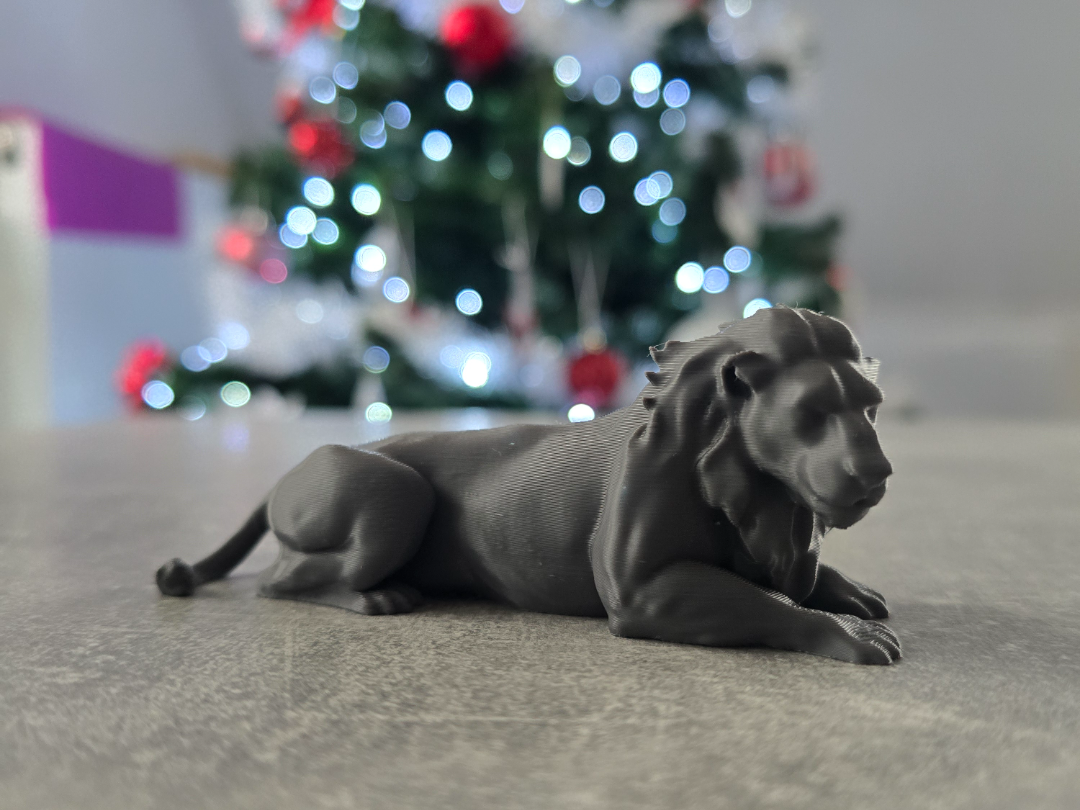 Lying down 3D Lion