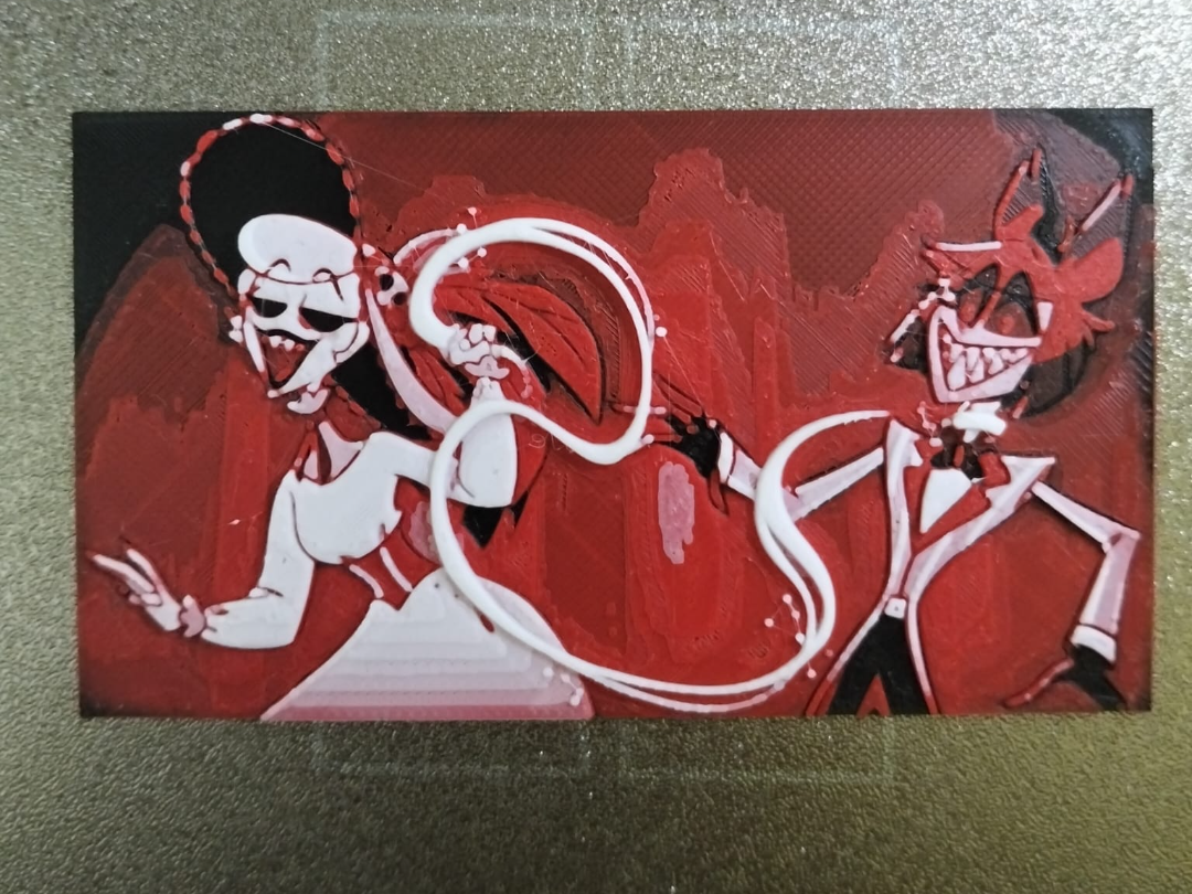 Hueforge Alastor and Rosie