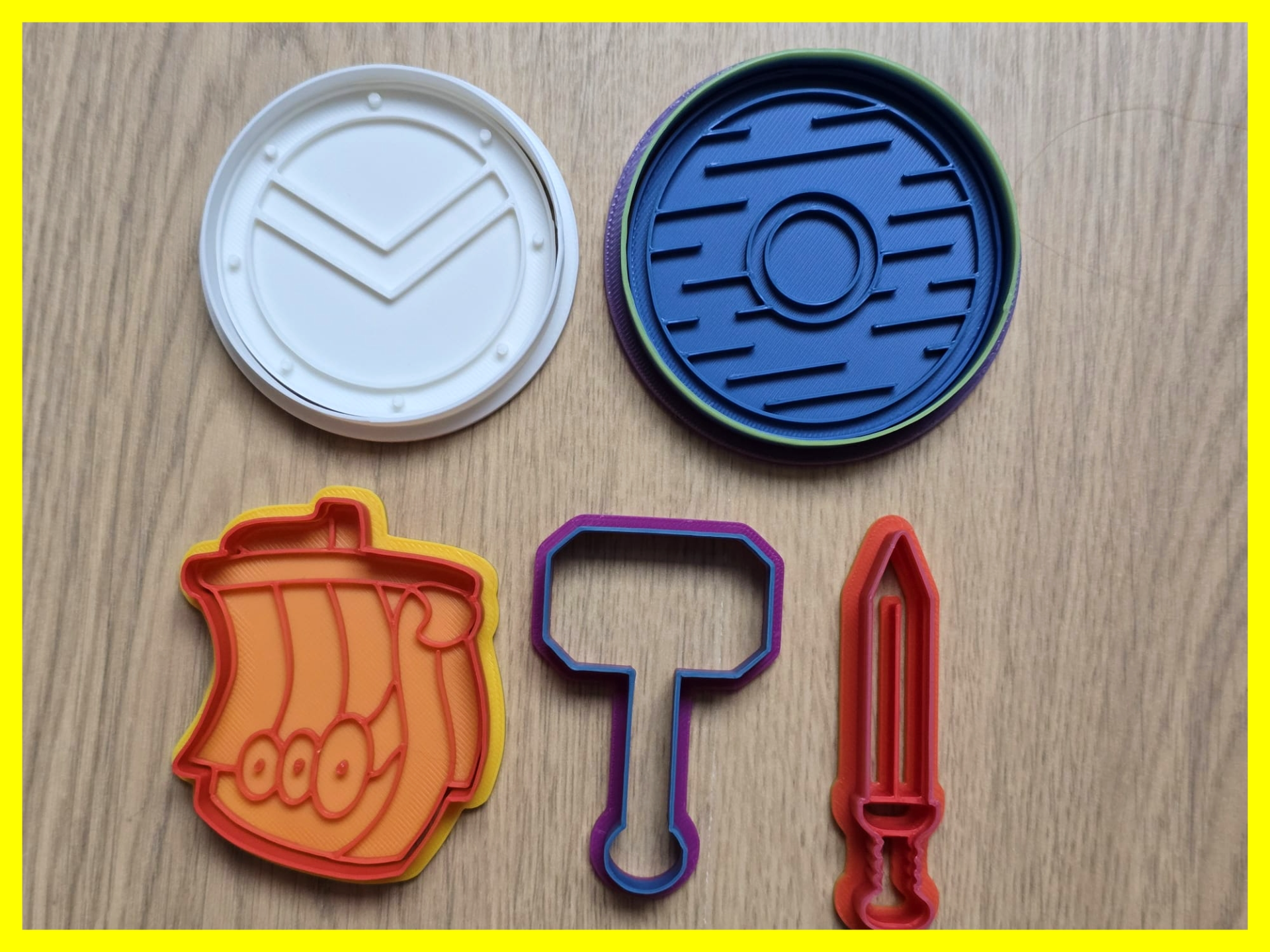 Warrior Pack 2 Playdoh Stamp Cookie Cutter