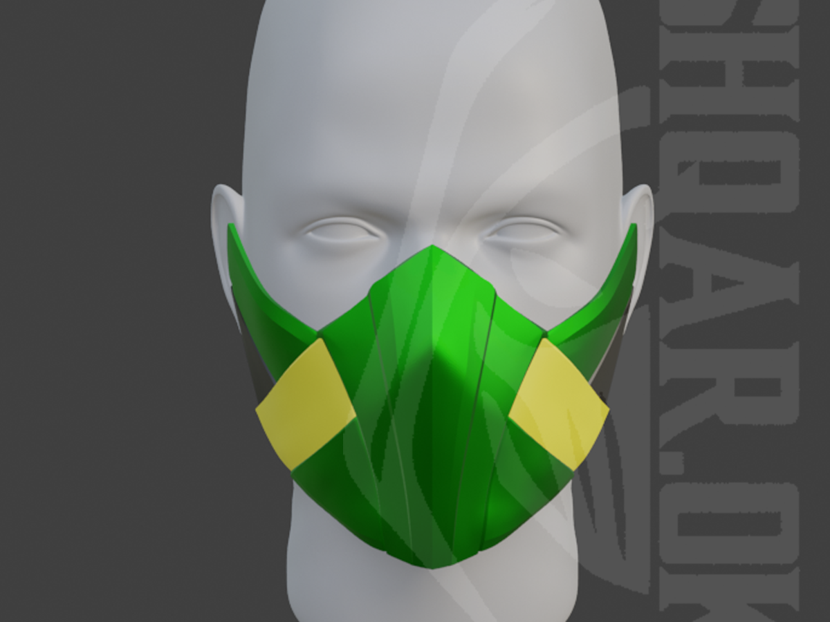Jade's mask - Combat courtier  from MK 11