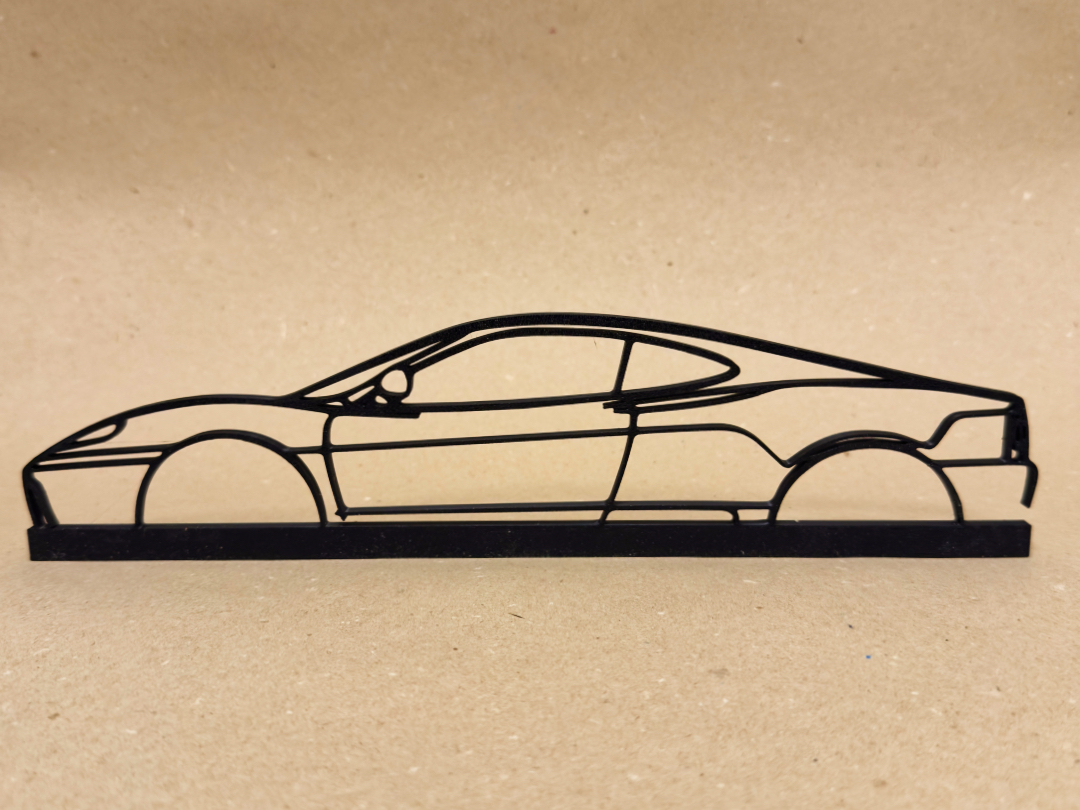 Ferrari 360 Modena, wall & stand