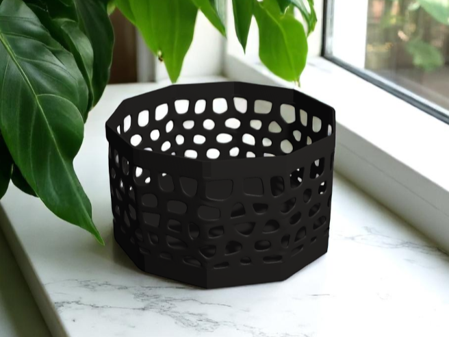 LumoGrid – Windlichtkorb für Balkon & Terrasse